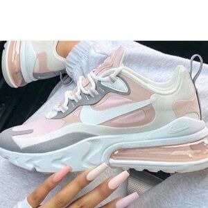 Stylish Women's Sneakers in Pink and White